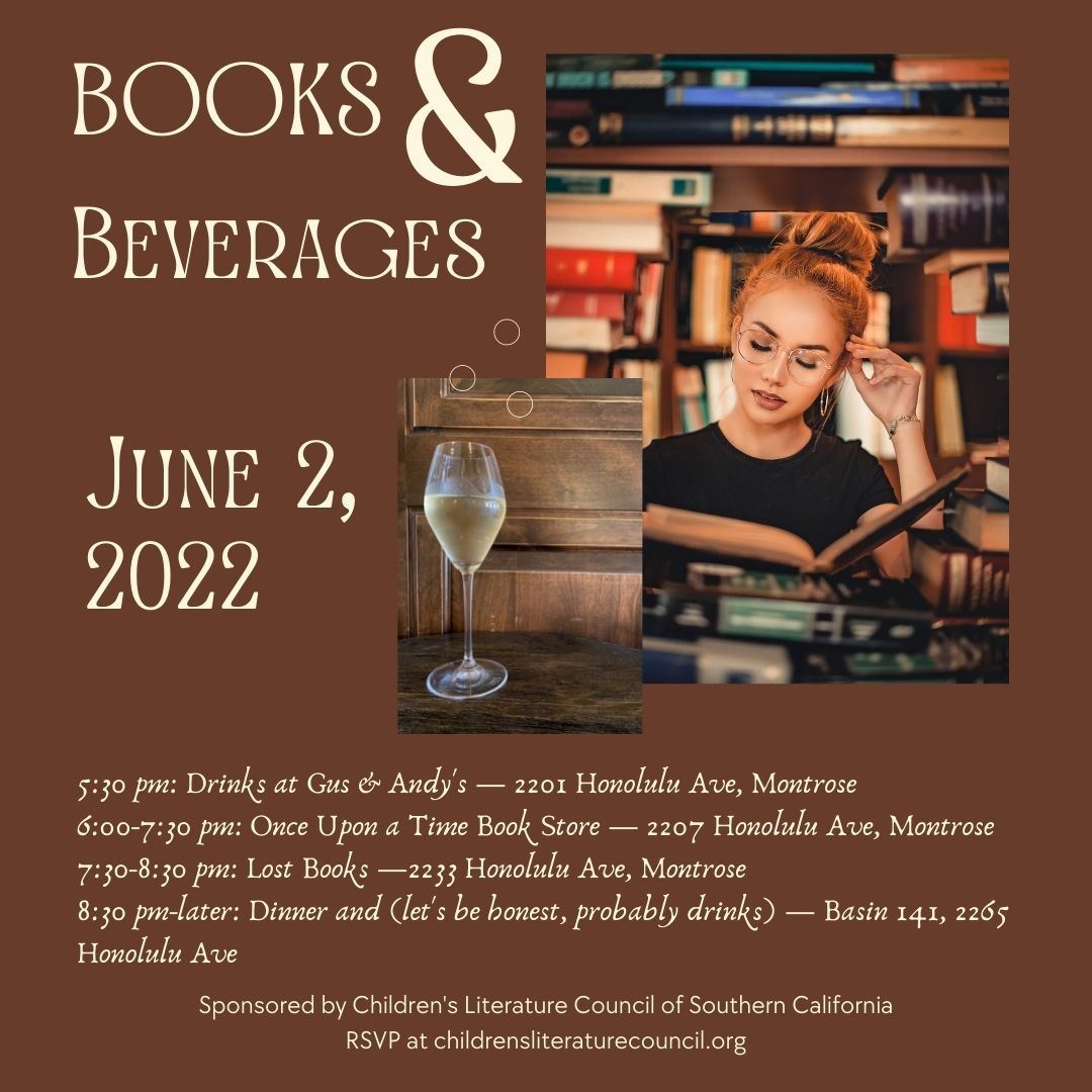 Books and Beverages, June 2, 2022 from 5:30 pm